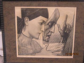 J.Th TOOROP , Mooie Prent/Litho Jeugd en Ouderdom Kartellijs beschikbaar voor biedingen