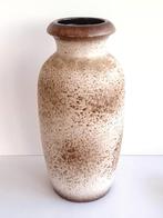 Scheurich vaas 291-38 crème gespikkeld 38 cm, WGP, jaren 70, Gebruikt, Overige kleuren, Aardewerk of Porselein, Ophalen of Verzenden