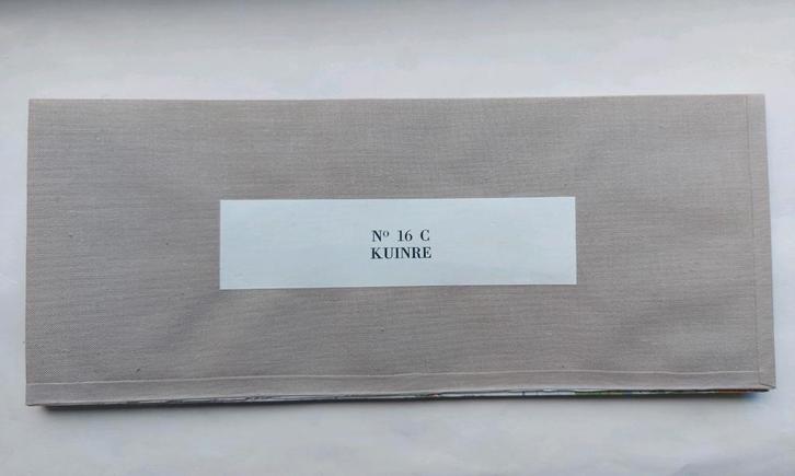 16C stafkaart uit 1964 Kuinre met Emmeloord Marknesse, Boeken, Atlassen en Landkaarten, Zo goed als nieuw, Landkaart, Nederland