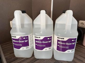Ecolab Mikro-Quat NF 3x5L - Desinfectiemiddel beschikbaar voor biedingen