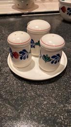 Boerenbond peper zout en mostert set, Antiek en Kunst, Ophalen of Verzenden