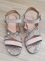 Lamica sandalen beige goudkleurig 39 zgan, Beige, Lamica, Zo goed als nieuw, Sandalen of Muiltjes