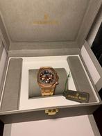 Luxe Herenhorloge Rose Gold Black Dial, Sieraden, Tassen en Uiterlijk, Horloges | Heren, Overige merken, Polshorloge, Nieuw, Ophalen of Verzenden