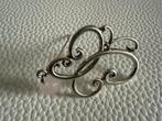 M266/Zilveren SCROEPELS Vlinder broche DENEMARKEN, 4 tot 7 cm, Gebruikt, Verzenden, X
