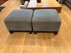 2x poef, Huis en Inrichting, Banken | Voetenbanken en Poefen, Ophalen, Gebruikt, 50 tot 75 cm, Vierkant