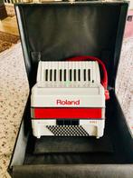 Roland FR-1 V-accordeon accordeon electrisch, Muziek en Instrumenten, Accordeons, Overige merken, Gebruikt, 72-bas, Met koffer