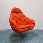 Vintage draaifauteuil egg chair oranje retro fauteuil, Huis en Inrichting, Fauteuils, Kolibrivintagehal@gmail.com, Aaldertgeertsstraat 43 Olst