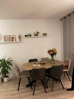 6 eetkamerstoelen, Huis en Inrichting, Stoelen, Ophalen, Zo goed als nieuw, Stof, Vijf, Zes of meer stoelen