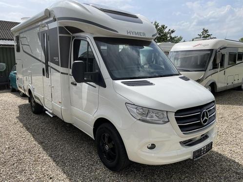 Hymer B-MCT 600 White-Line Mercedes Enkele bedden + Hefbed, Caravans en Kamperen, Campers, Bedrijf, tot en met 5, Half-integraal