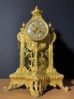 Antieke Franse Bronzen Regency Stijl Pendule ca.1890 (49), Ophalen of Verzenden