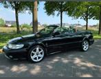 Saab 9-3 2.0 Turbo Cabrio 2002 Zwart, Voorwielaandrijving, 74 €/maand, 4 cilinders, Cabriolet