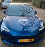 Tesla Model 3 long range., Automaat, 27 €/maand, 1831 kg, Blauw
