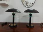 Vintage tafellamp design lamp jaren 70 mushroom Shell, Metaal, ..., Ophalen of Verzenden, Zo goed als nieuw