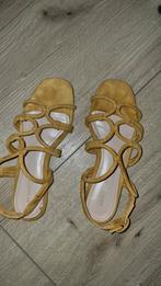 Mango schoenen mt36, Mango, Geel, Gedragen, Sandalen of Muiltjes