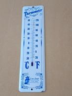 Emaille thermometer Van Limpt stalinrichting Hilvarenbeek, Verzamelen, Verzenden, Gebruikt, Reclamebord