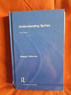Understanding Syntax, Boeken, Ophalen of Verzenden, Gelezen, HBO