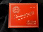 Caramidis 3 Co Egyptian Cigarettes kartonnen doosje, Verzamelen, Rookartikelen, Aanstekers en Luciferdoosjes, Tabaksdoos of Verpakking
