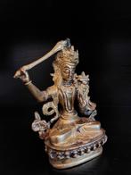 Tibet/Nepal bronzen Boeddha, Manjushri, Antiek en Kunst, Ophalen of Verzenden