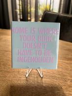 Tegel met tekst, Ophalen of Verzenden, Nieuw