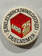 Button Jubileum Lego bouwwedstrijd Deelnemer 25 jaar, Verzamelen, Ophalen of Verzenden, Zo goed als nieuw, Merk, Button