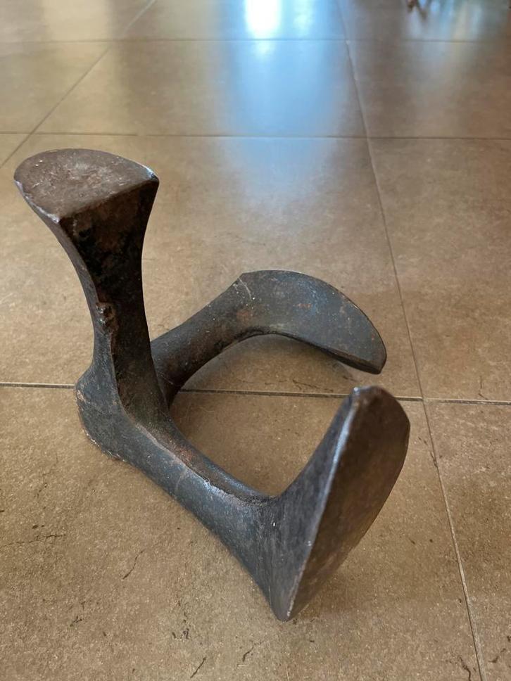 Antieke Gietijzeren Schoenmakersleest schoenmakersdrievoet, Antiek en Kunst, Antiek | Gereedschap en Instrumenten, Ophalen of Verzenden