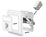 CAT6a Keystone-Netwerkaansluitingen Inbouw, Ophalen of Verzenden, Nieuw