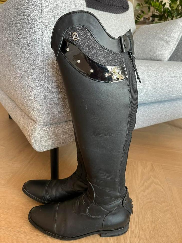 Lederen rijlaarzen Cavallo maat 7/7,5 (40) z.g.a.n., Dieren en Toebehoren, Paardrijkleding, Zo goed als nieuw, Schoeisel, Dressuur