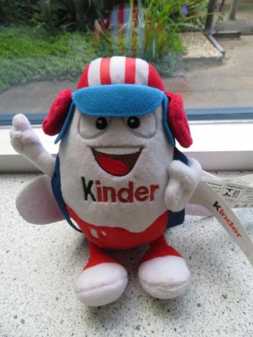 Knuffel mannetje merk KINDER Ferrero Kinderino met rugzak, Kinderen en Baby's, Speelgoed | Knuffels en Pluche, Zo goed als nieuw