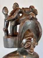 250875 Zeldzaam Groot Afrikaans Chokwe sculpture uit Angola, Ophalen of Verzenden