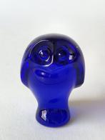 Baccarat - Blauwe uil - Gesigneerd, Antiek en Kunst, Antiek | Glas en Kristal, Ophalen of Verzenden