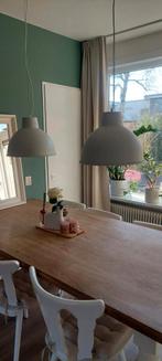 Landelijke houten eettafel, Huis en Inrichting, Tafels | Eettafels, Ophalen, Gebruikt, 200 cm of meer, 50 tot 100 cm