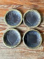 4 Schaaltjes - met kaart symbolen, Ophalen of Verzenden, Koper