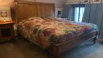 Antiek bed 180 bij 200, Ophalen, Tweepersoons, Zo goed als nieuw, 180 cm
