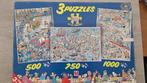 JAN VAN HAASTEREN.  3 PUZZELS, Ophalen of Verzenden, 500 t/m 1500 stukjes, Zo goed als nieuw