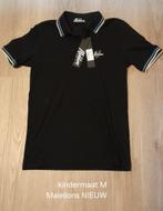 Malelions polo in maat M( Nieuw), Maat 48/50 (M), Zwart, Malelions, Nieuw