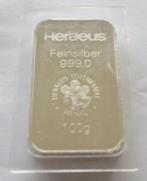 100 gram Zilverbaartje Heraeus, Verzenden, Zilver