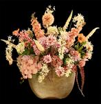 Groot XXL zijden bloemstukopgemaakt in goudkleurige bloempot, Ophalen, Binnen, Nieuw, Fransidzesflowercreations