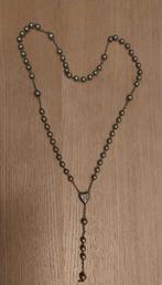 Rozenkrans met tinnen kraaltjes, Ophalen of Verzenden, Gebruikt