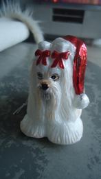 kerstbal maltezer hond, Ophalen of Verzenden, Zo goed als nieuw