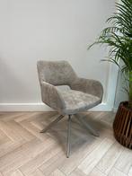 Draaibare Eetkamerstoelen Eettafel Stoelen OUTLET ‼️, Zwart, Nieuw, Ophalen of Verzenden, Stof