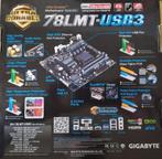 Gigabyte GA-78LMT-USB3 Moederboord, Computers en Software, Moederborden, Socket AM3+, Gebruikt, AMD, DDR3