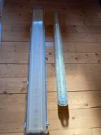 Twee TL verlichtingsbakken - 1.50m en 1.30m, Ophalen, Gebruikt