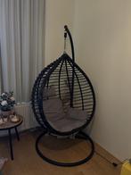 Mooie comfortabele hangstoel, Huis en Inrichting, Stoelen, Ophalen, Zwart, Zo goed als nieuw, Eén