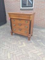 Prachtige Antieke Empire Vier Laden Kast, Ophalen