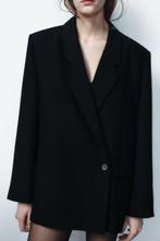 Zwarte blazer Zara, Zara, Zwart, Nieuw, Ophalen of Verzenden