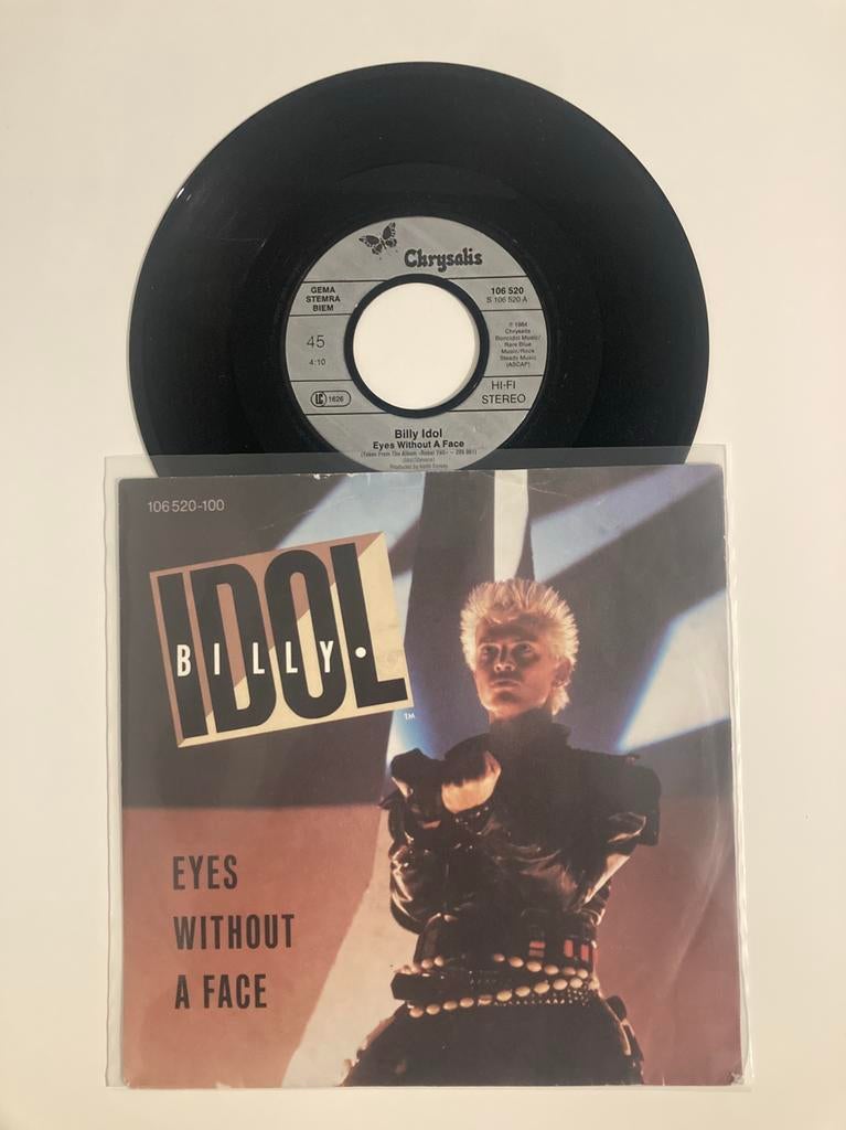 Billy Idol - Eyes without a face, Cd's en Dvd's, Vinyl Singles, Ophalen of Verzenden, 7 inch, Single