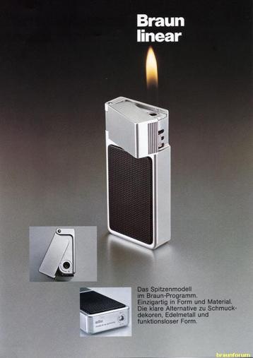 Braun Linear aansteker – designklassieker van Dieter Rams beschikbaar voor biedingen