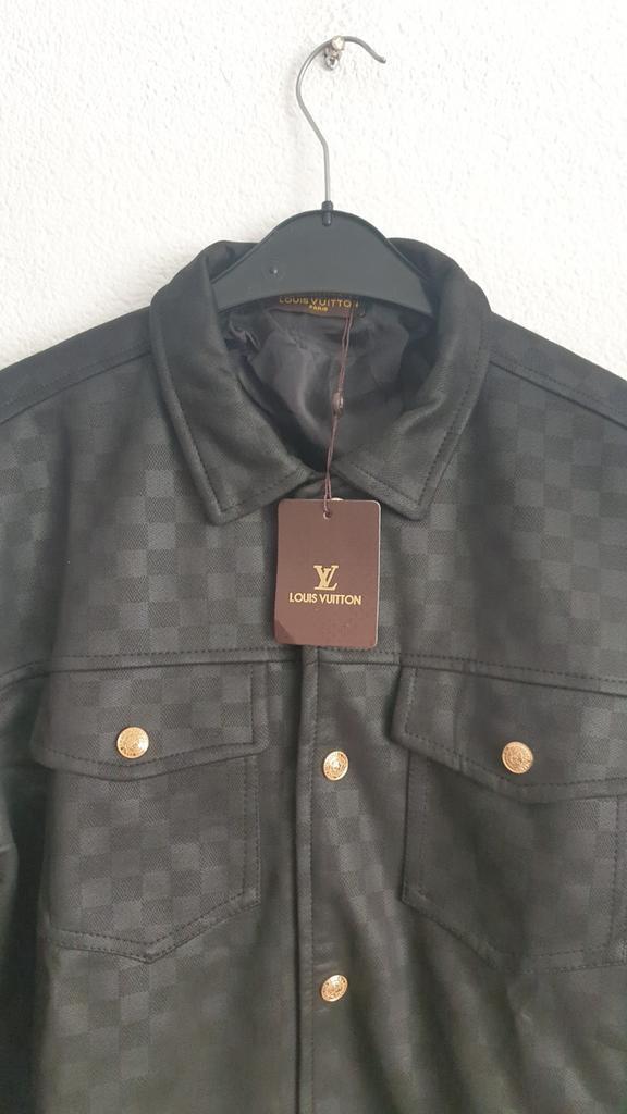 Louis Vuitton Jas - Damier Patroon Maat XL, Kleding | Heren, Jassen | Zomer, Nieuw, Maat 56/58 (XL), Zwart, Ophalen of Verzenden