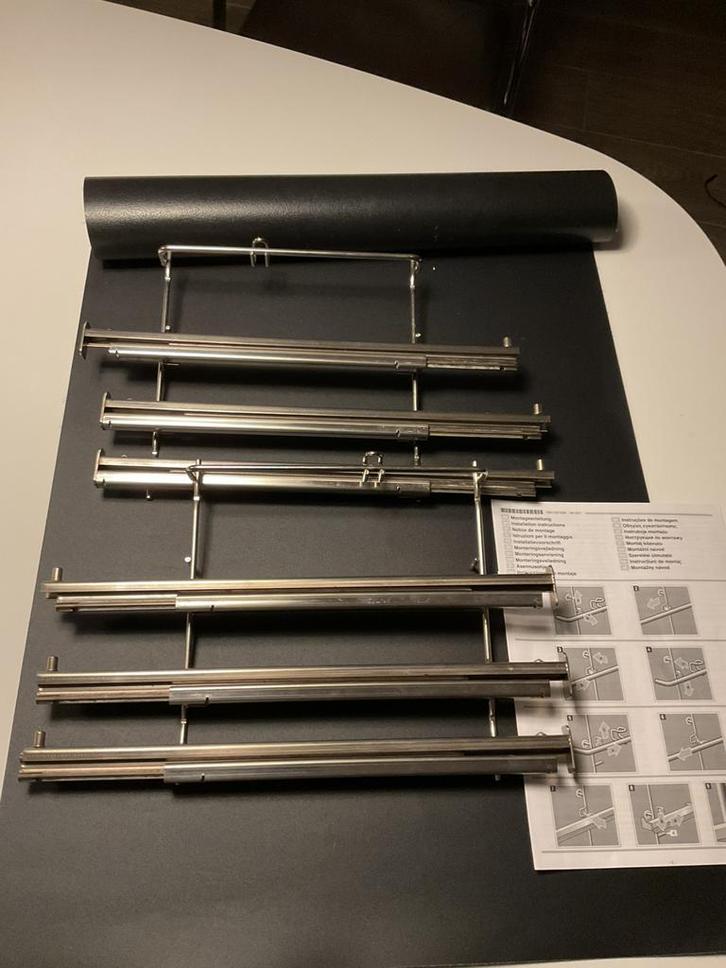 Telescopische geleiderail Neff oven, uitschuifstuk, Witgoed en Apparatuur, Ovens, Zo goed als nieuw, Inbouw, Oven, 45 tot 60 cm