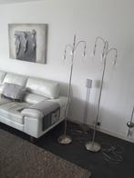 Halogeen Vloerlamp 2stuks incl Dimmer, Huis en Inrichting, Lampen | Vloerlampen, Ophalen, Zo goed als nieuw, 150 tot 200 cm